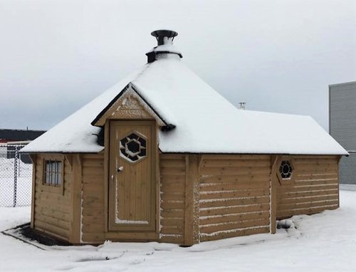 Grillhütte Saunakota KOTA 16.5m² Anbau 250cm