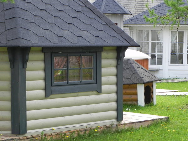 Grillkota KOTA Grillhütte 9.2m² Fichte Dachfenster