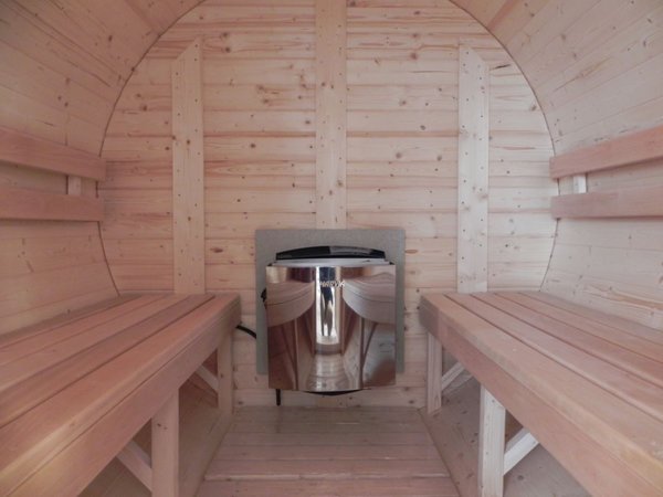 Sauna Saunafass Fasssauna L200 D190cm 58mm